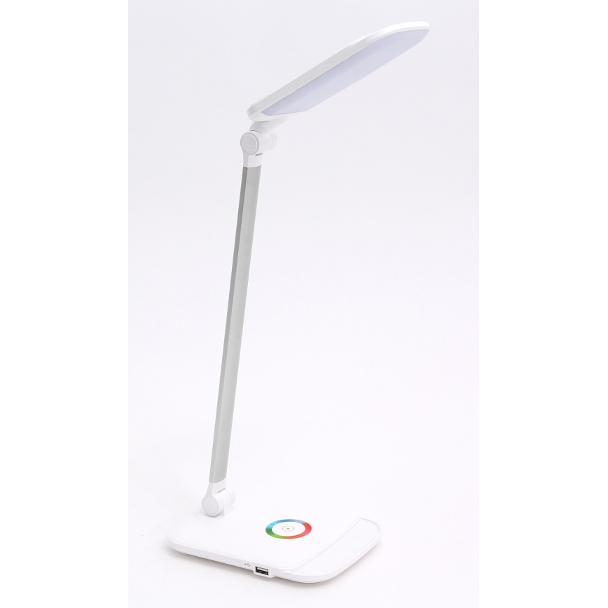 LED RGB Touch dimbare tafellamp LED/18W/230V + USB