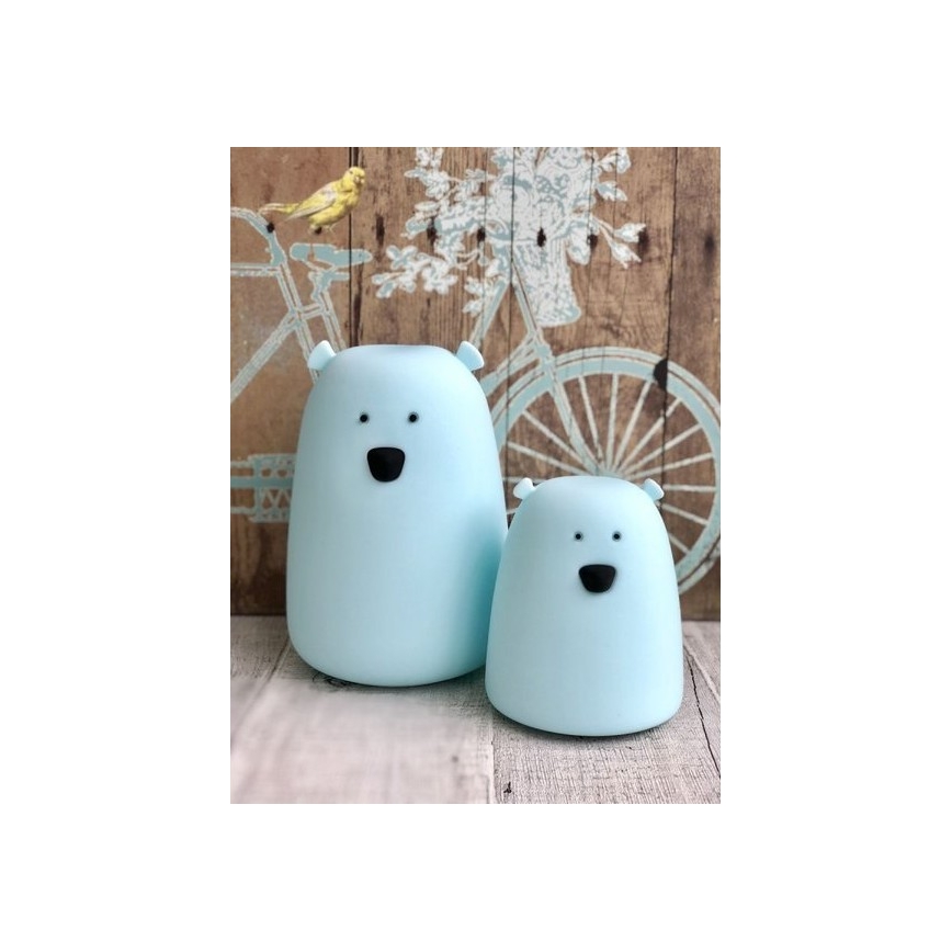 LED RGB USB Kinderlamp BEAR LED/0,8W/5V wit + USB