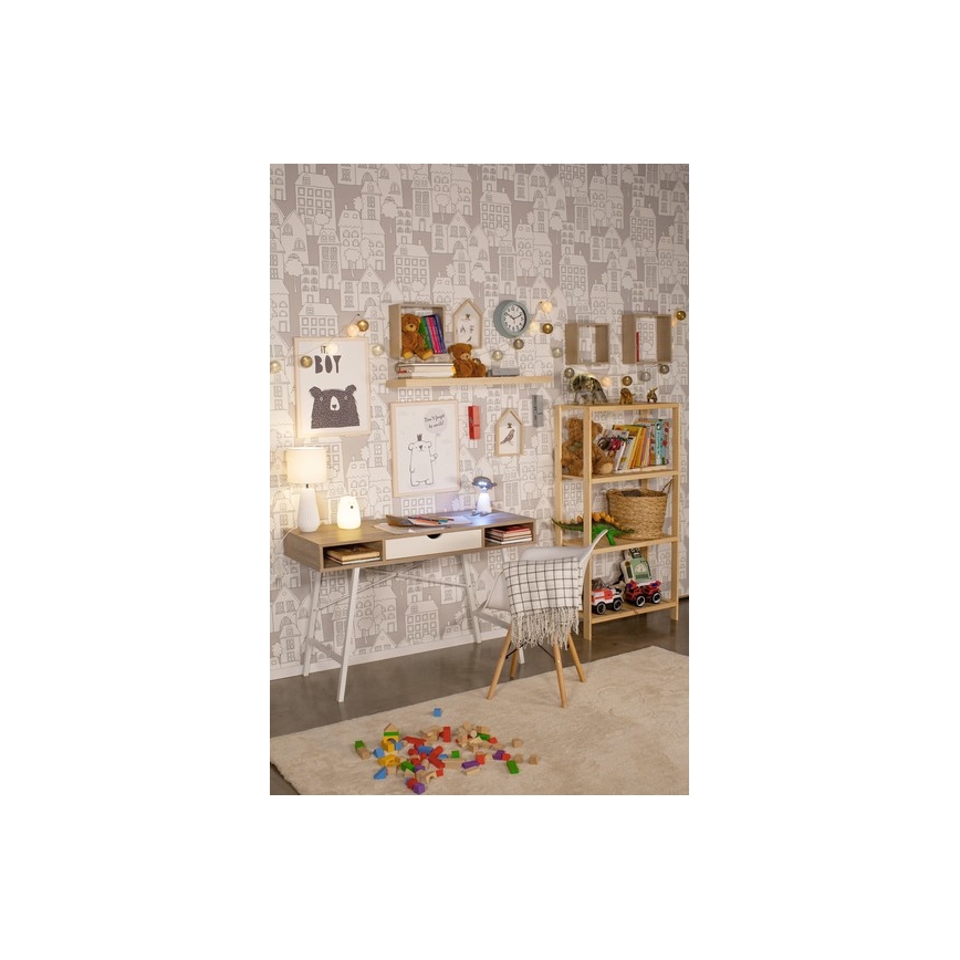 LED RGB USB Kinderlamp BEAR LED/0,8W/5V wit + USB