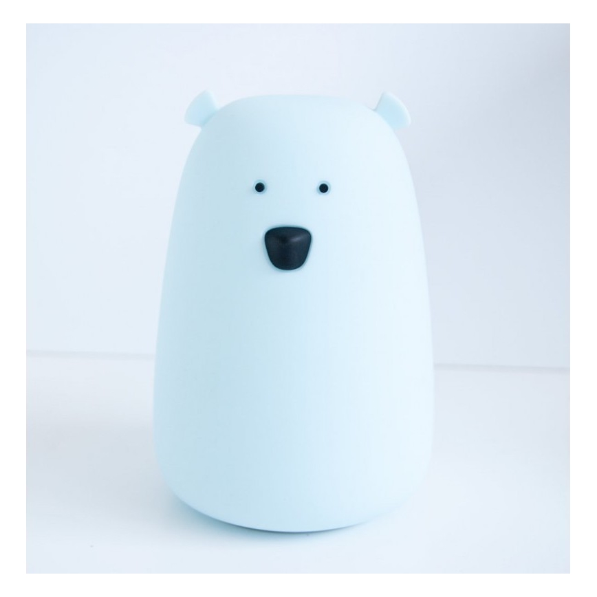 LED RGB USB Kinderlamp BEAR LED/0,8W/5V wit + USB