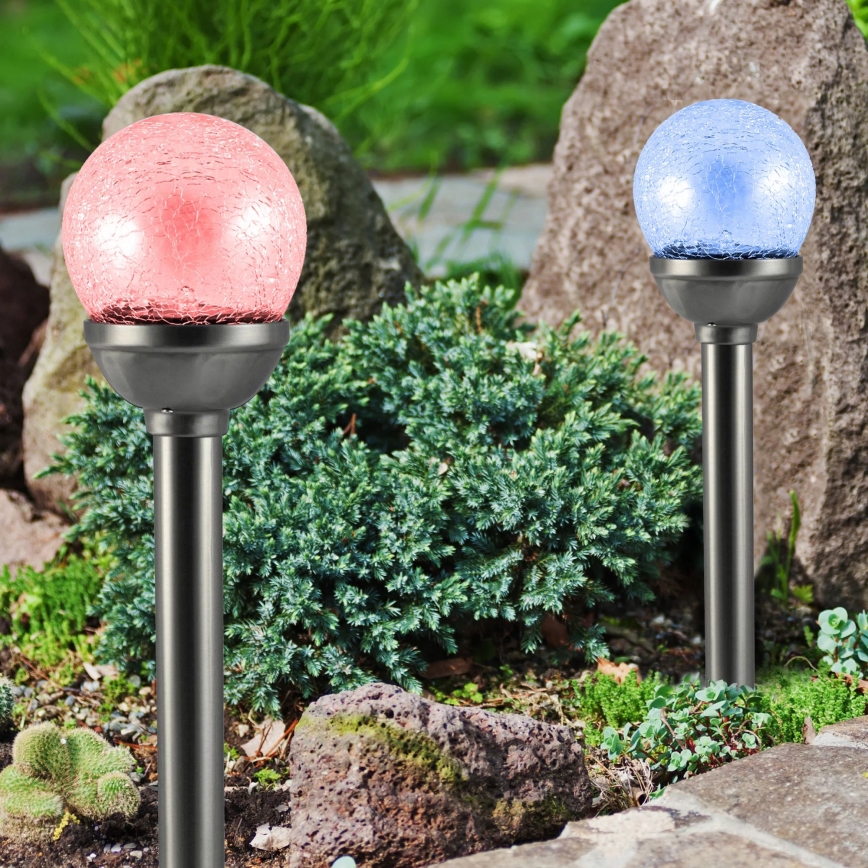 LED RGB Zonne-energie lamp LED/0,04W/1,2V 600 mAh IP44