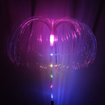 LED RGB zonnelamp LED/1,2V 300 mAh IP44 zwart