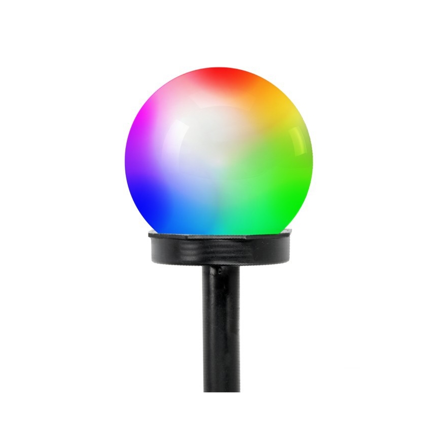 LED RGB zonnelamp SPHERE LED/1,2V IP44 40 mAh Ø 10 cm
