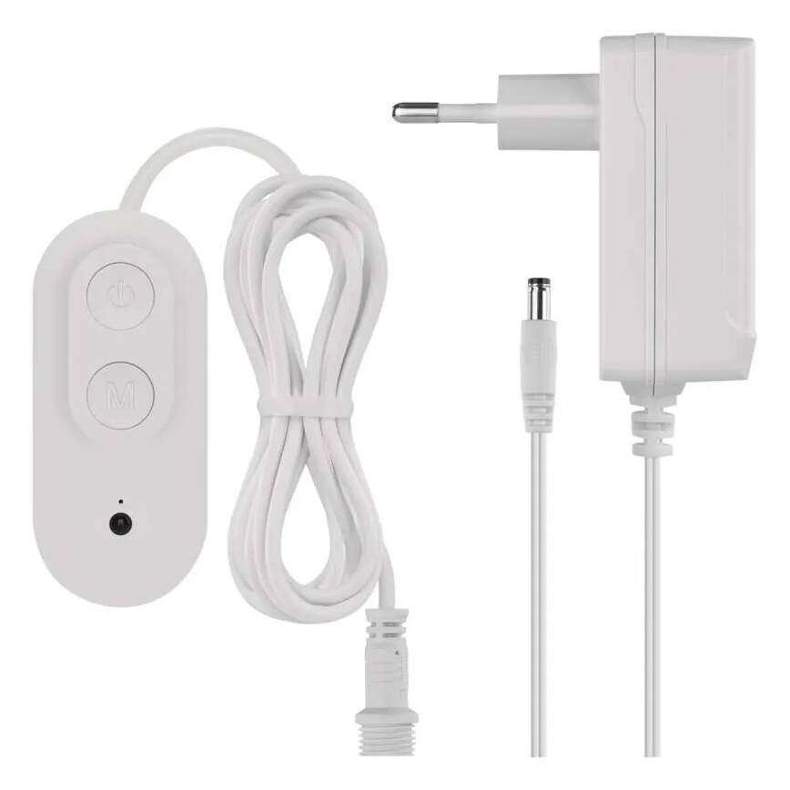 LED RGBIC+CCT Decoratieve ketting met spotverlichting GoSmart 12xLED/7W/230V 255 cm Wi-Fi Tuya