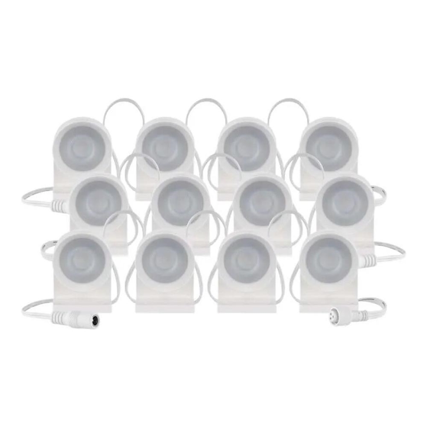 LED RGBIC+CCT Decoratieve ketting met spotverlichting GoSmart 12xLED/7W/230V 255 cm Wi-Fi Tuya