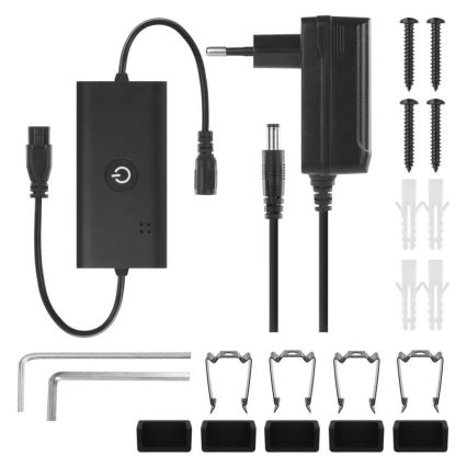 LED RGBIC Dimbare staande lamp GoSmart LED/20W/230V 2700K Wi-Fi Tuya