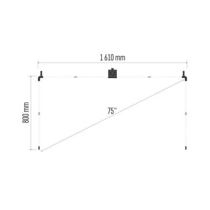 LED RGBIC Strip voor TV GoSmart LED/24W/230V 75“