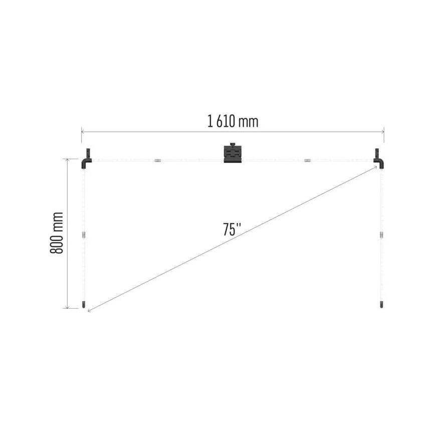 LED RGBIC Strip voor TV GoSmart LED/24W/230V 75“