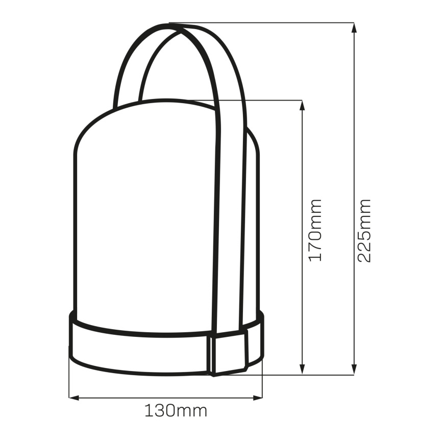 LED RGBW decoratieve tafellamp MINORKA LED/0,3W/4,5V 3xAA