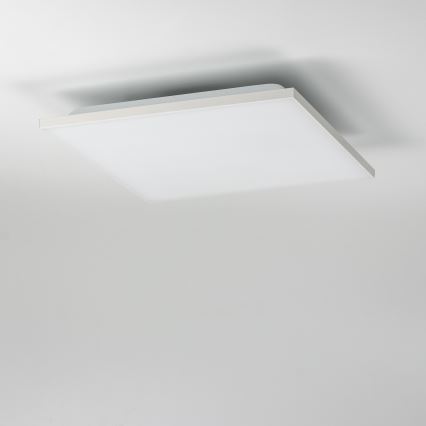 LED RGBW dimbaar opbouwpaneel LED/22W/230V 2700-6500K 29,5x59,5 cm wit + afstandsbediening