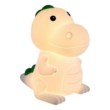 LED RGBW dimbaar oplaadbaar kinder nachtlampje LED/2,5W/5V 3000K 1200 mAh dinosaurus
