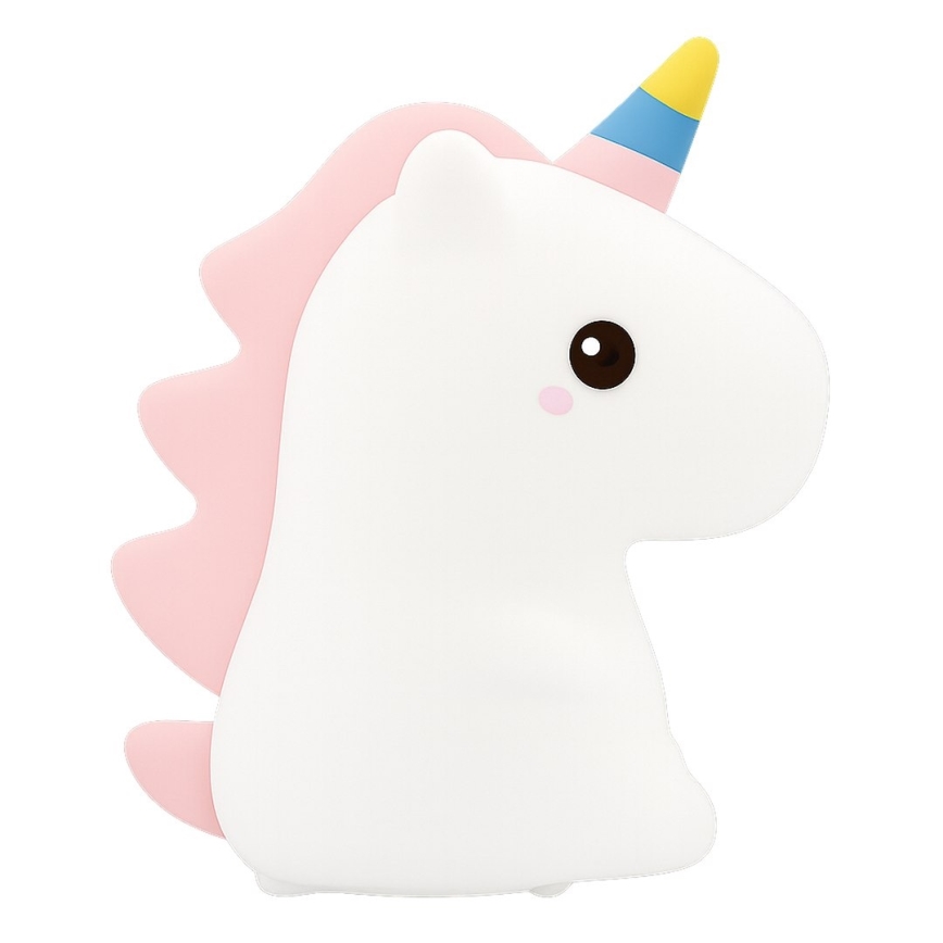 LED RGBW dimbaar oplaadbaar met aanraakbediening nachtlampje voor kinderen UNICORN LED/1W/5V 1200 mAh