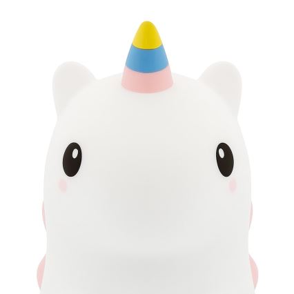 LED RGBW dimbaar oplaadbaar met aanraakbediening nachtlampje voor kinderen UNICORN LED/1W/5V 1200 mAh