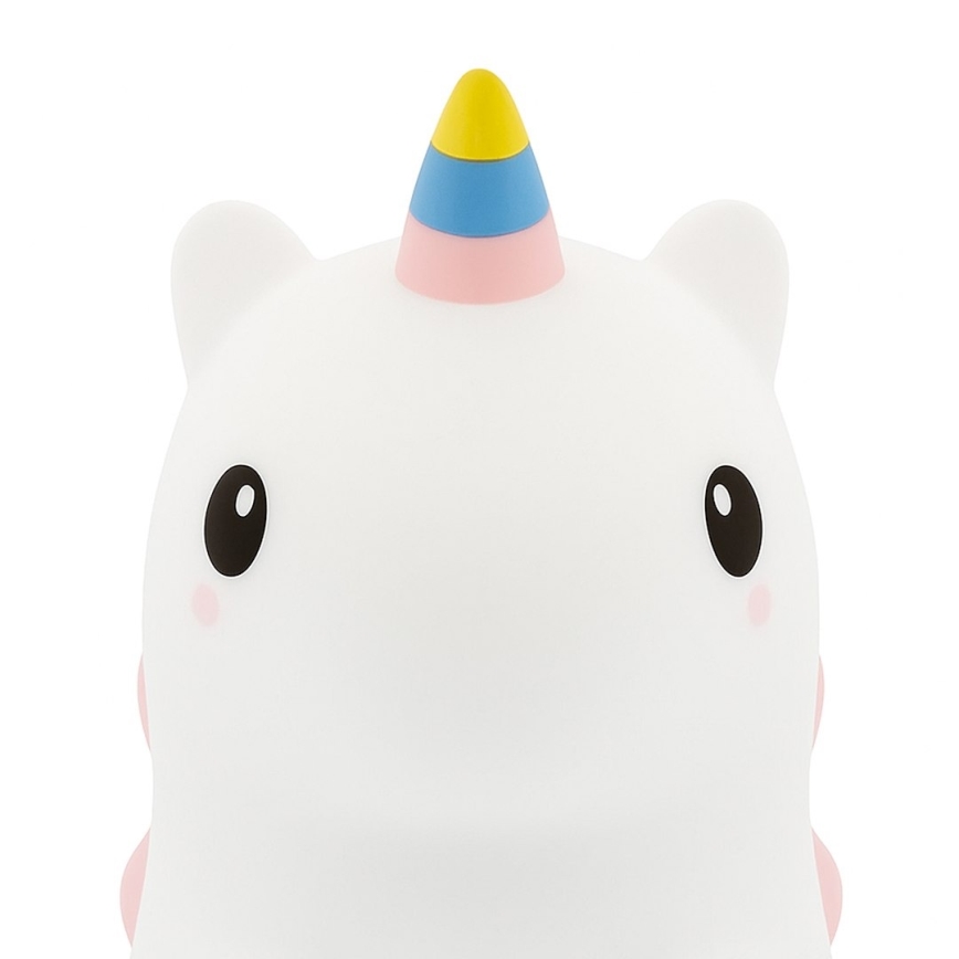 LED RGBW dimbaar oplaadbaar met aanraakbediening nachtlampje voor kinderen UNICORN LED/1W/5V 1200 mAh