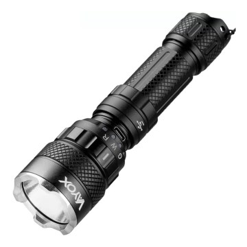 LED RGBW Dimbaar oplaadbaar zaklamp LED/15W/5V IP66 1500 glanzend 2000 mAh