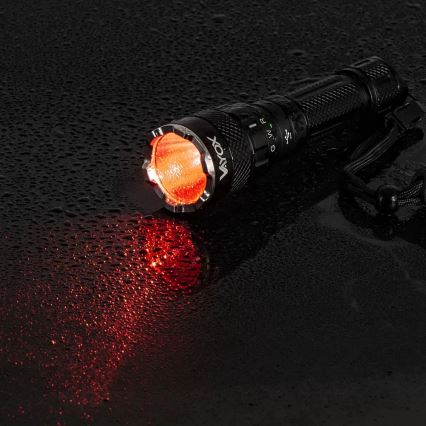 LED RGBW Dimbaar oplaadbaar zaklamp LED/15W/5V IP66 1500 glanzend 2000 mAh