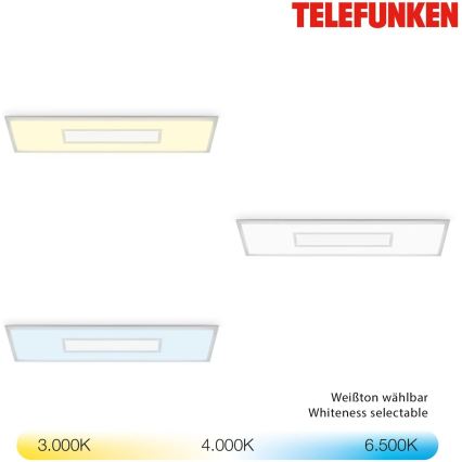 LED RGBW dimbaar paneel LED/20W/230V 3000-6500K 25x100 cm zilver + afstandsbediening