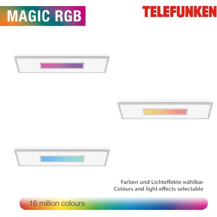 LED RGBW dimbaar paneel LED/20W/230V 3000-6500K 25x100 cm zilver + afstandsbediening