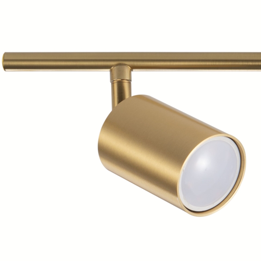 LED RGBW dimbare spot GOLDIE 4xGU10/4,8W/230V 3000K goudkleurig + afstandsbediening