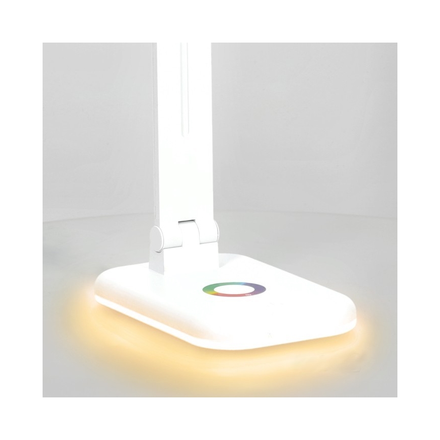 LED RGBW Dimbaar tafellamp NOBLITE LED/7W/5V 3000/4000/6500K wit