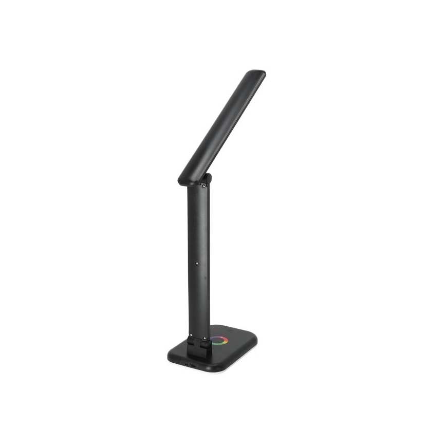 LED RGBW Dimbaar tafellamp NOBLITE LED/7W/5V 3000/4000/6500K zwart