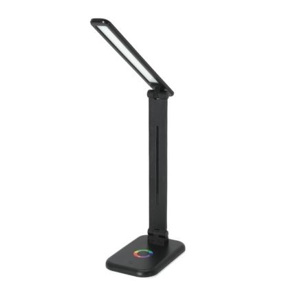 LED RGBW Dimbaar tafellamp NOBLITE LED/7W/5V 3000/4000/6500K zwart
