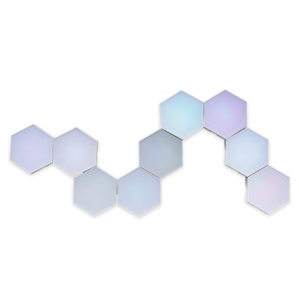 SET 9x LED RGBW Dimbaar wand decoratieve lamp MAYA LED/1W/230V + afstandsbediening