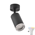 LED RGBW dimbare badkamer inbouwspot TURYN 1xGU10/6,5W/230V 2700-6500K Wi-Fi IP44 zwart