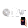 LED RGBW Dimbare Badkamer LED-strip/12,5W/12V IP65 5m Wi-Fi Tuya