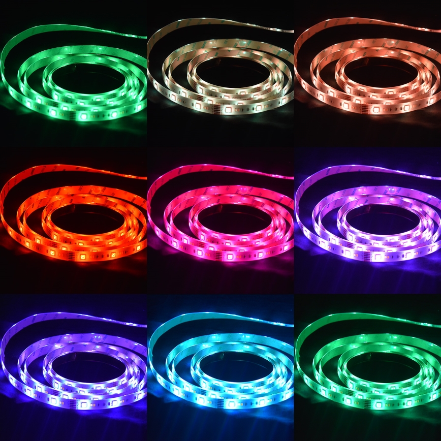 LED RGBW Dimbare Badkamer Strip LED/7,5W/12V IP65 3m Wi-Fi Tuya