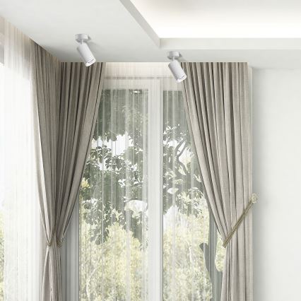 LED RGBW dimbare badkamerspot TURYN 1xGU10/6W/230V 3000K Wi-Fi IP44 wit