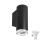 LED RGBW dimbare badkamerwandlamp TURYN 1xGU10/4,8W/230V 3000K IP44 zwart + afstandsbediening