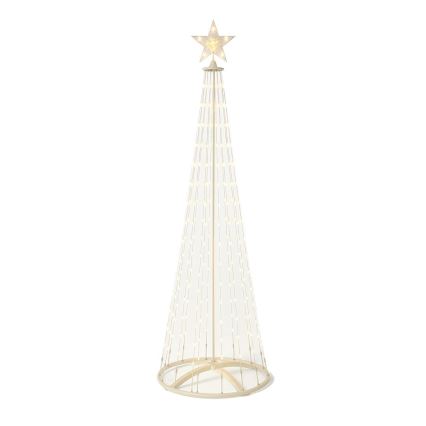 Dimbare RGBW LED kerstdecoratie voor buiten LED/4W/230V 180 cm IP44 kerstboom + afstandsbediening