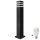 LED RGBW dimbare buitenlamp TEKSAS 1xE27/9W/230V 2700-6500K Wi-Fi 74 cm IP44 antraciet