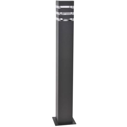 LED RGBW dimbare buitenlamp TEKSAS 1xE27/9W/230V 2700-6500K Wi-Fi 74 cm IP44 antraciet