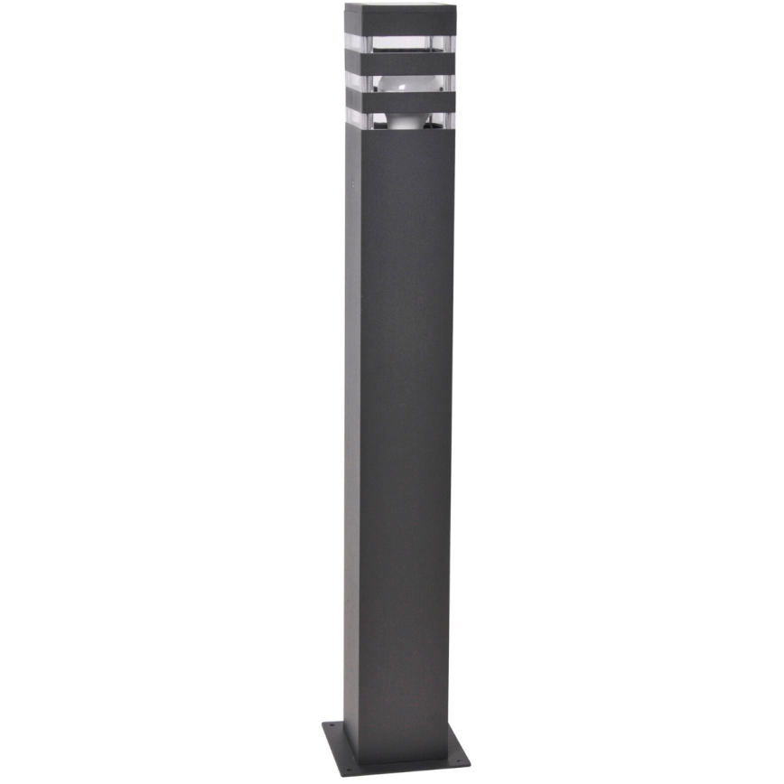 LED RGBW dimbare buitenlamp TEKSAS 1xE27/9W/230V 2700-6500K Wi-Fi 74 cm IP44 antraciet