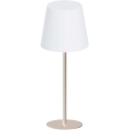 LED RGBW Dimbare buitentafellamp met aanraakbediening LUCIA LED/2W/5V 1800/2700/6500K 3600 mAh IP44 beige