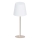 LED RGBW Dimbare buitentafellamp met aanraakbediening LUCIA LED/2W/5V 1800/2700/6500K 3600 mAh IP44 beige
