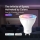 LED RGBW dimbare GU10-lamp 3,7W/230V 2200-6500K Wi-Fi - TP-Link