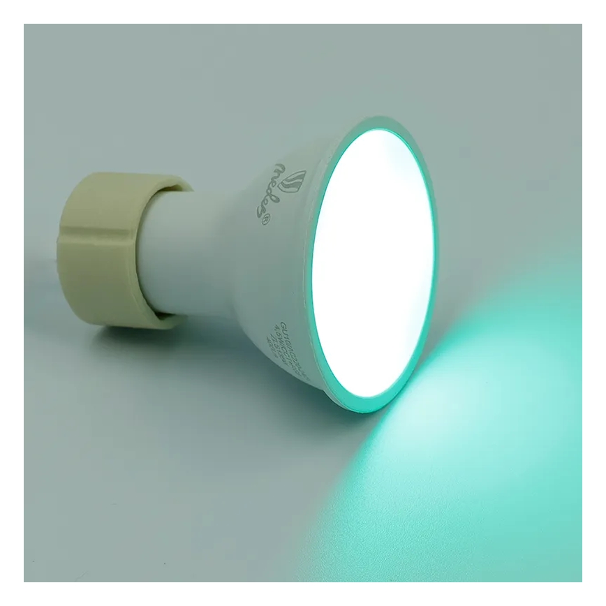 LED RGBW Dimbare lamp GU10/4,5W/230V 2700-6500K Wi-Fi Tuya