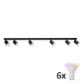 LED RGBW dimbare inbouwspot ANGIE 6xGU10/6,5W/230V 2700-6500K