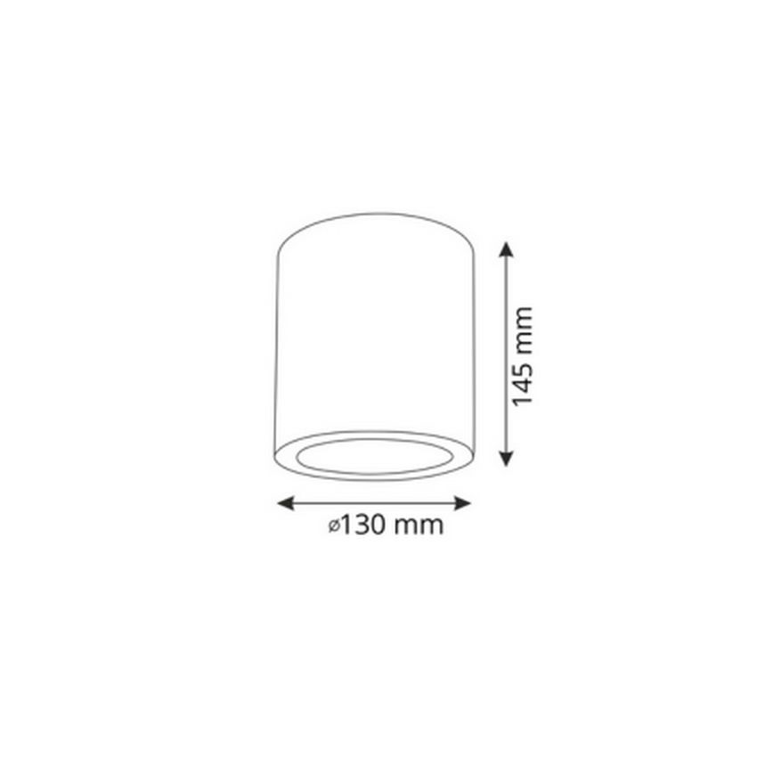 LED RGBW Dimbare inbouwspot JUPITER 1xE27/6,5W/230V 2700-6500K Wi-Fi Ø 13 cm zwart
