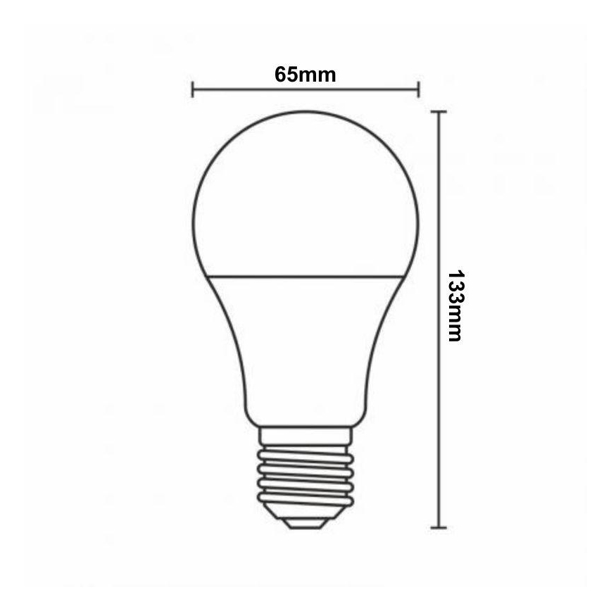 LED RGBW dimbare lamp A60 E27/15W/230V 2700-6500K Wi-Fi Tuya