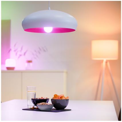 LED RGBW dimbare lamp A60 E27/8,5W/230V 2200-6500K  CRI 90 Wi-Fi + afstandsbediening - WiZ