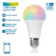 LED RGBW dimbare lamp A60 E27/9W/230V 2700-6500K Wi-Fi - Aigostar