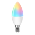LED RGBW dimbare lamp C37 E14/4,9W/230V 2700-6500K - Aigostar