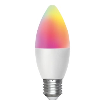 LED RGBW dimbare lamp C37 E27/4,9W/230V 2700-6500K - Aigostar