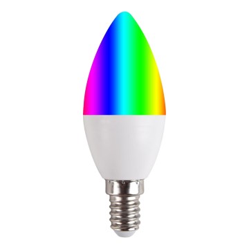 LED RGBW dimbare lamp E14/5,5W/230V 3000-6500K Wi-Fi Tuya