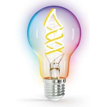 LED RGBW dimbare lamp FILAMENT MESH Smart A60 E27/4,9W/230V 2700K - Aigostar