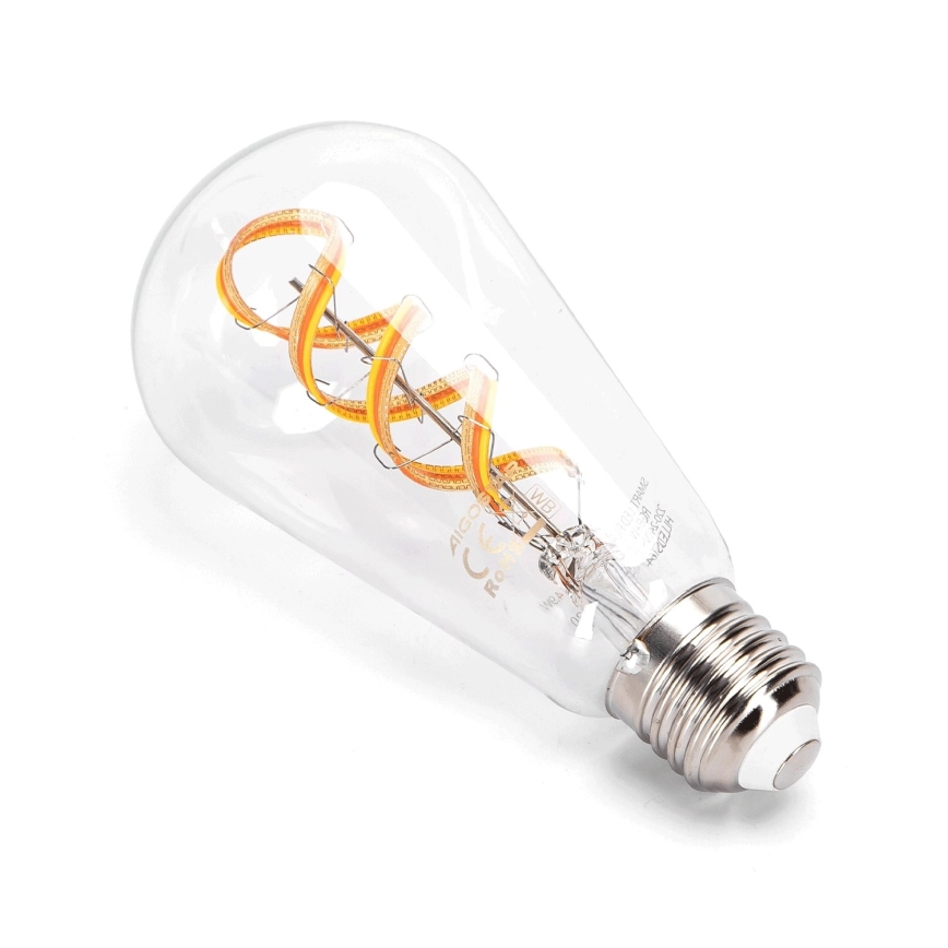 LED RGBW dimbare lamp FILAMENT ST64 E27/4,9W/230V 2700-6500K Wi-Fi - Aigostar
